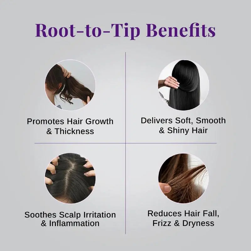 Rosemary Rice Water Spray for Thicker, Non-Greasy Hair
