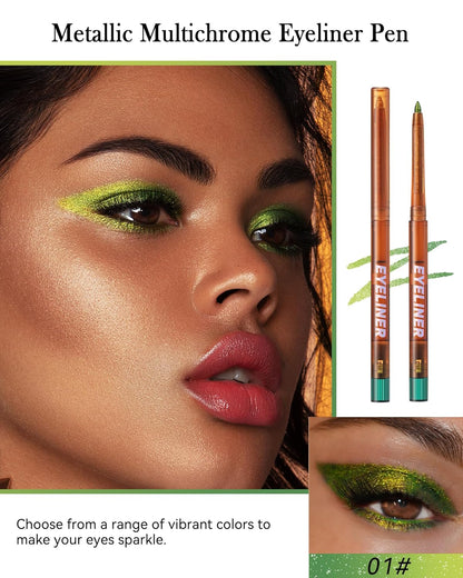 Shifting Metallic Eyeliner That Turns Heads