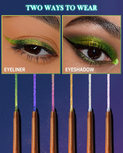 Shifting Metallic Eyeliner That Turns Heads