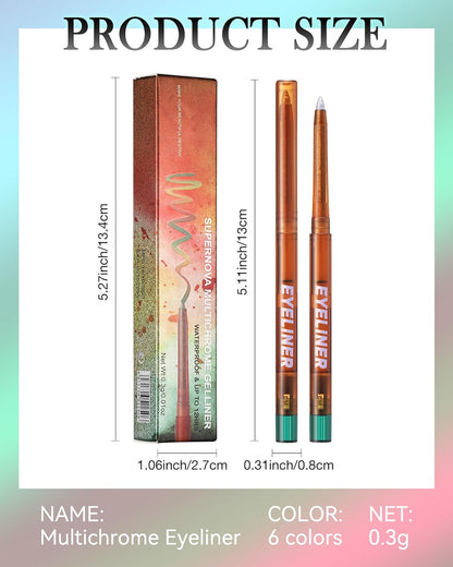 Shifting Metallic Eyeliner That Turns Heads