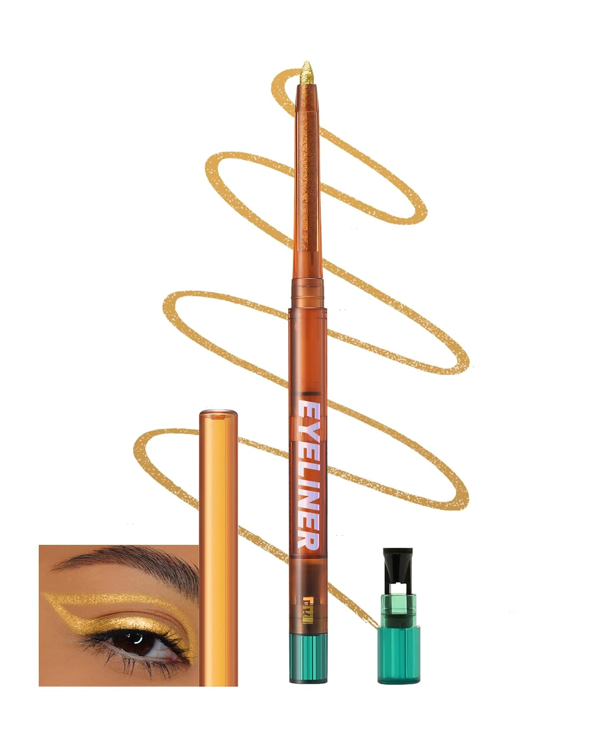 Shifting Metallic Eyeliner That Turns Heads