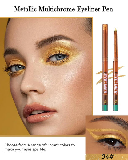 Shifting Metallic Eyeliner That Turns Heads