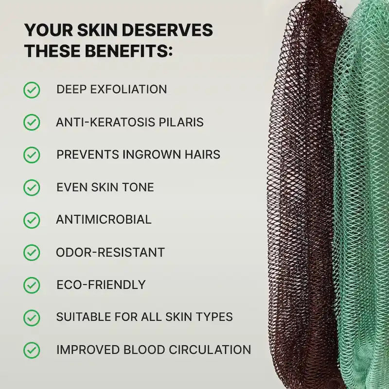 100% Authentic African Exfoliating Net