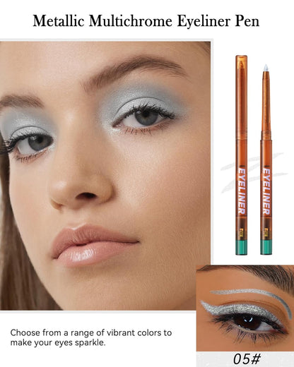 Shifting Metallic Eyeliner That Turns Heads