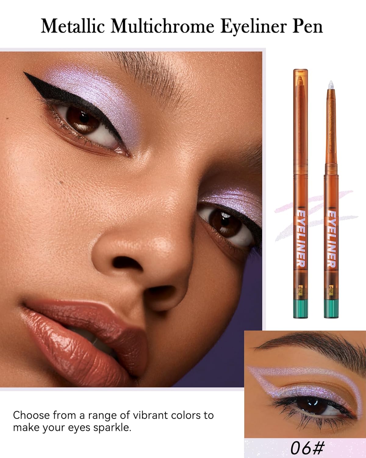 Shifting Metallic Eyeliner That Turns Heads
