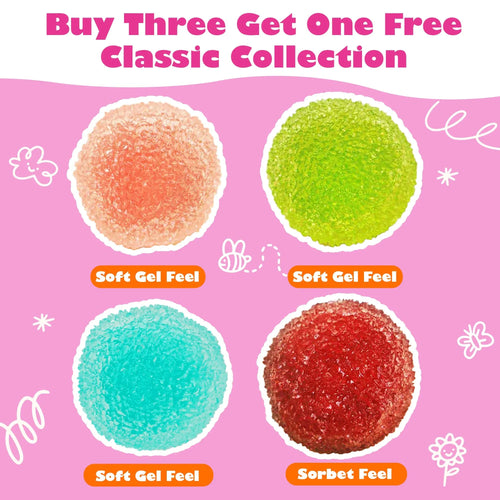 💎Crystal Mochi Ball Squishy Toy,The Stress Relief You Can Feel Instantly
