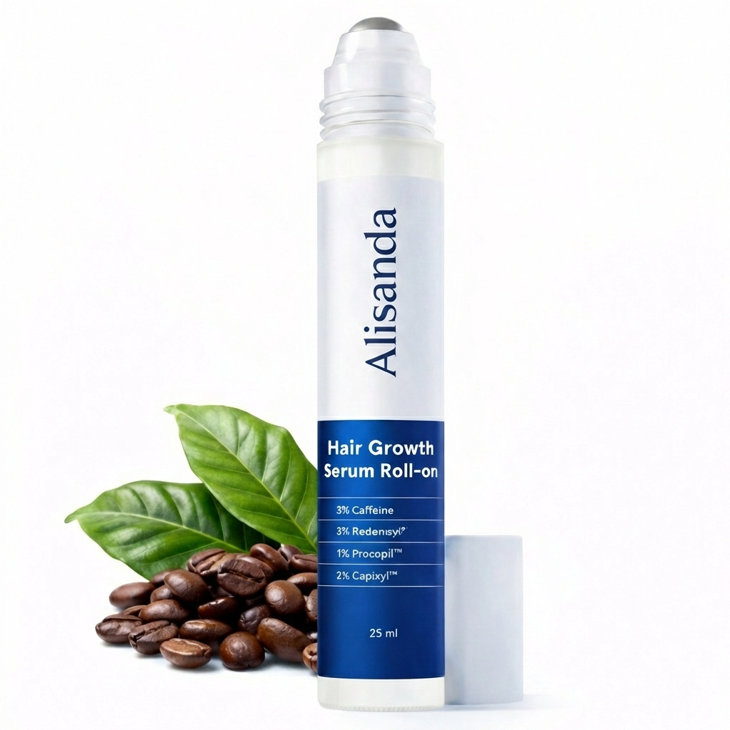 Advanced Hair Growth Roll-on Serum:Target the scalp,Support fuller‑looking hair.