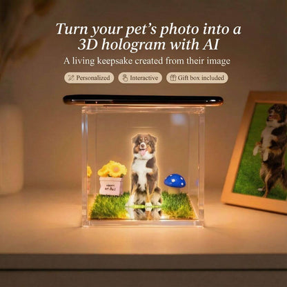 🐾 PetAI™ — Personalized Holographic Pet Memory,Keep Your Best Friend’s Memory Alive in Stunning 3D Hologram