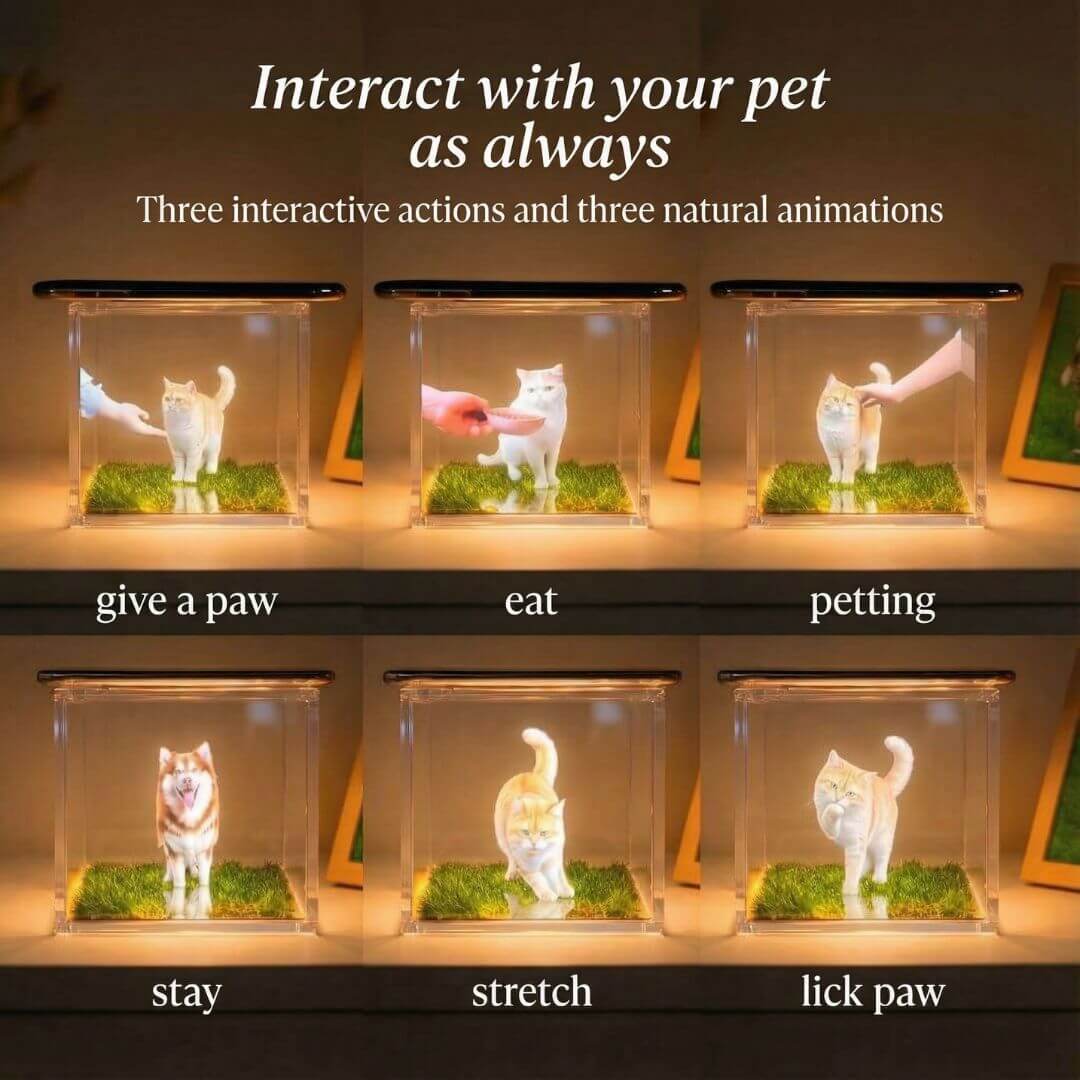 🐾 PetAI™ — Personalized Holographic Pet Memory,Keep Your Best Friend’s Memory Alive in Stunning 3D Hologram