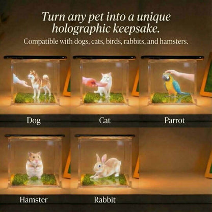 🐾 PetAI™ — Personalized Holographic Pet Memory,Keep Your Best Friend’s Memory Alive in Stunning 3D Hologram