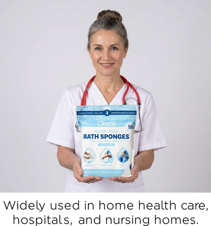 Clinclii No-Rinse Bathing Wipes,Stay Fresh Anytime, Anywhere!