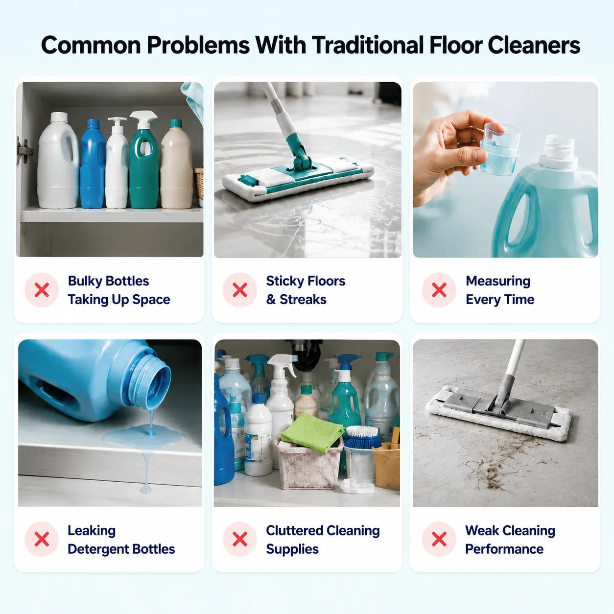 Clean Floors in One Pass — No Bottles, No Mess