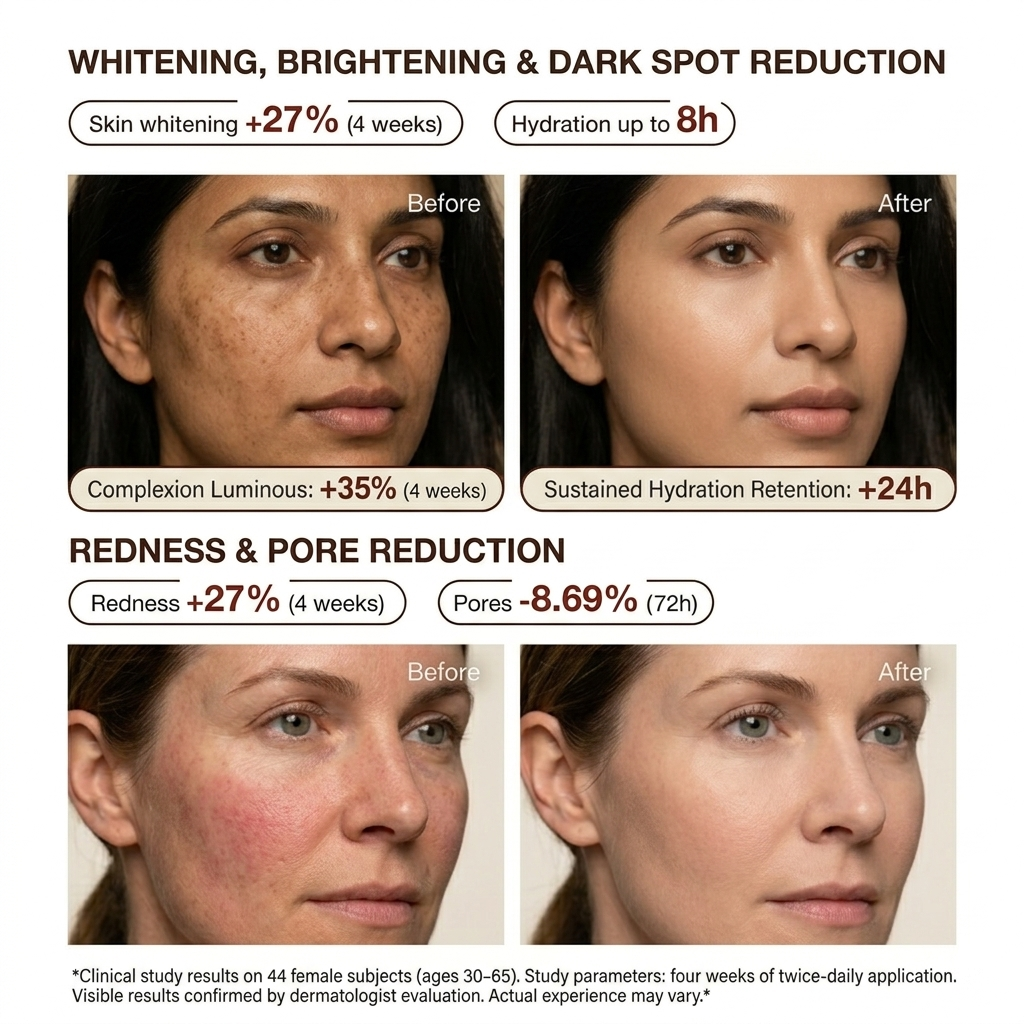 5% niacinamide. Unshakeable summer glow.