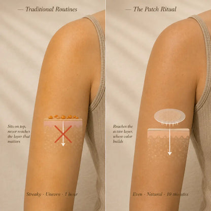 A bronze tan, without the sun.