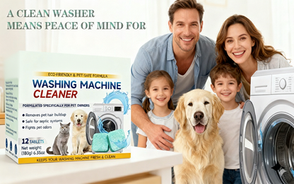 Washing Machine Cleaner Tablets,Ideal for pet owners and large households