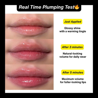 FEEL THE HEAT. SEE THE PLUMP.