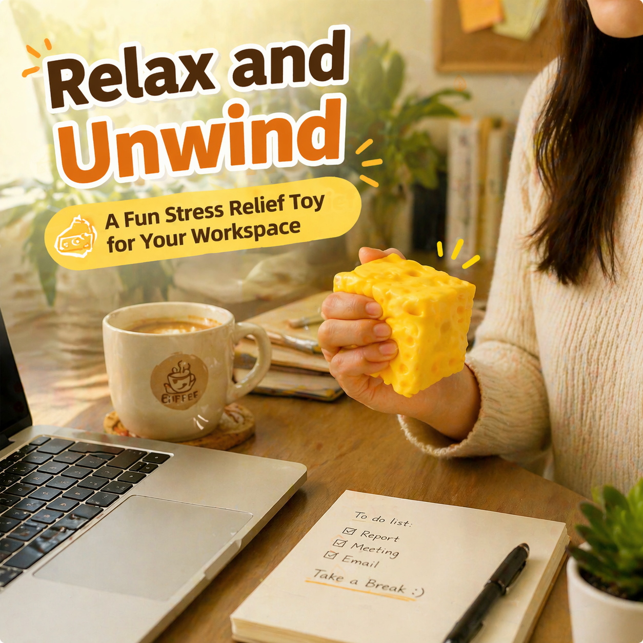 Squeeze the Stress Away.