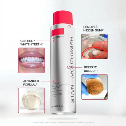 Stain Whitening Mouthwash for White Teeth