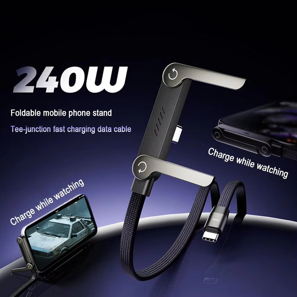 Koaot™ Invisible Holder Charger Cable with Stand-240w super fast charging