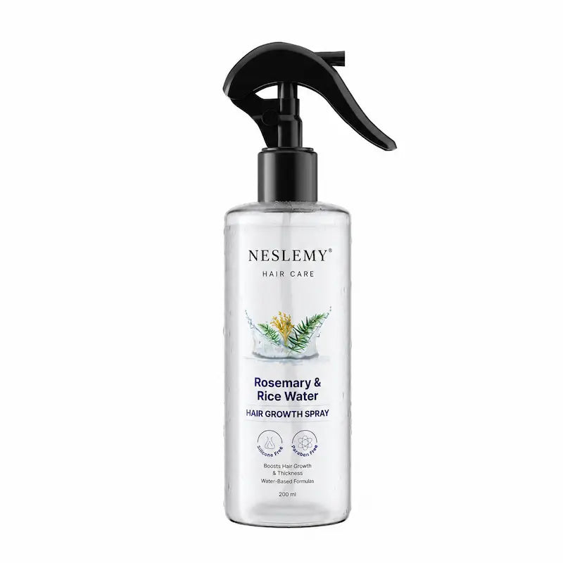 Rosemary Rice Water Spray for Thicker, Non-Greasy Hair