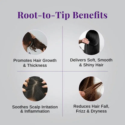 Rosemary Rice Water Spray for Thicker, Non-Greasy Hair