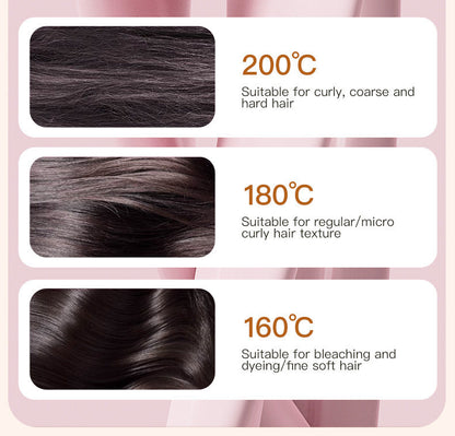 💖 Holiday Frizz-Fighter! Compact Ionic Mini Straightener, Seals in Moisture for Healthy Festive Hair / Stocking Stuffer 🎁