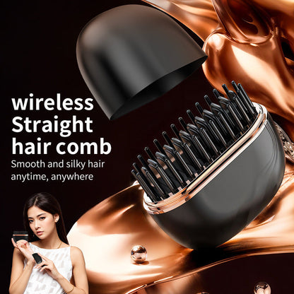 💖 Holiday Frizz-Fighter! Compact Ionic Mini Straightener, Seals in Moisture for Healthy Festive Hair / Stocking Stuffer 🎁