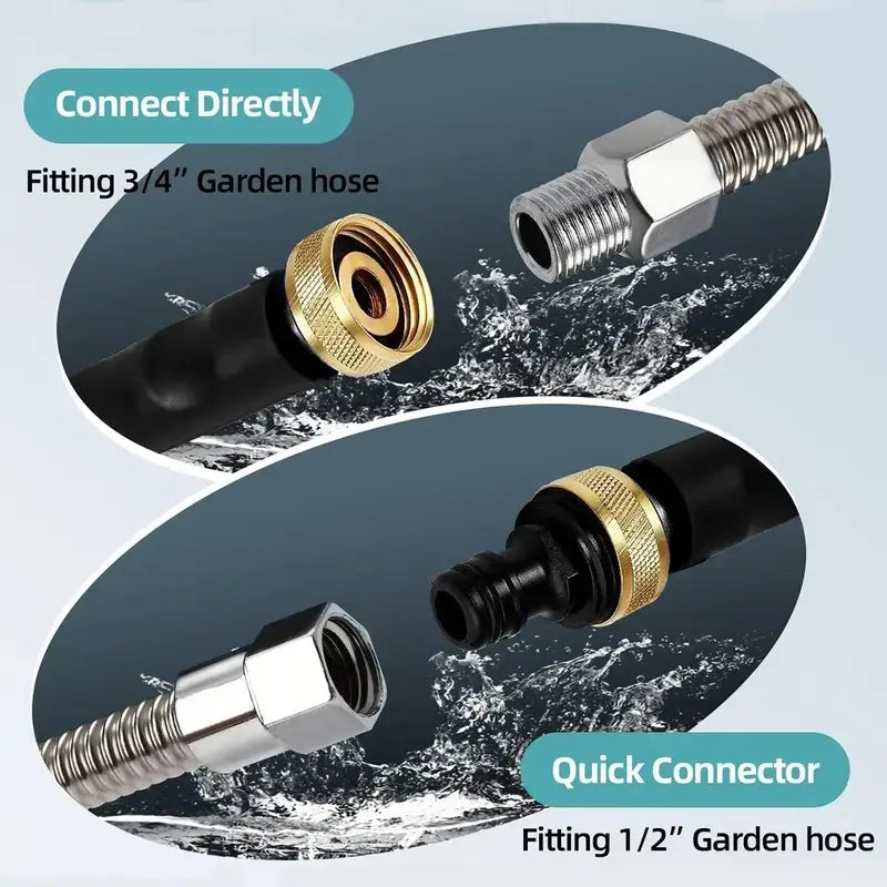 Jet Nozzle Power Washer,Turn Your Garden Hose Into a Powerful Cleaning Wand