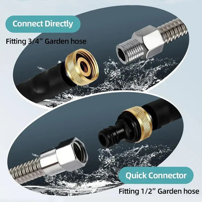 Jet Nozzle Power Washer,Turn Your Garden Hose Into a Powerful Cleaning Wand