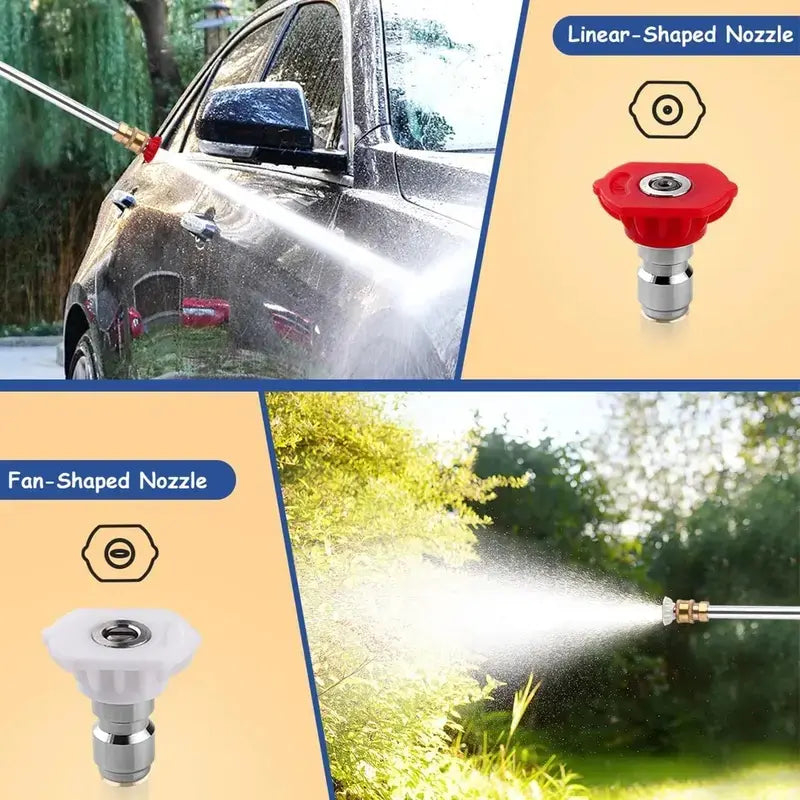 Jet Nozzle Power Washer,Turn Your Garden Hose Into a Powerful Cleaning Wand
