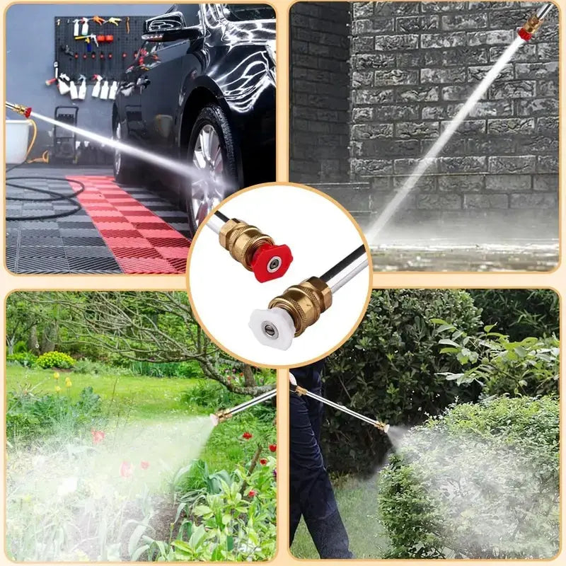 Jet Nozzle Power Washer,Turn Your Garden Hose Into a Powerful Cleaning Wand