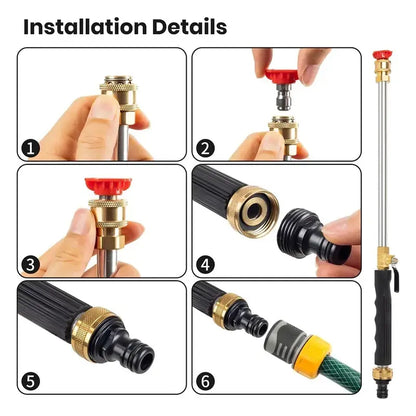 Jet Nozzle Power Washer,Turn Your Garden Hose Into a Powerful Cleaning Wand