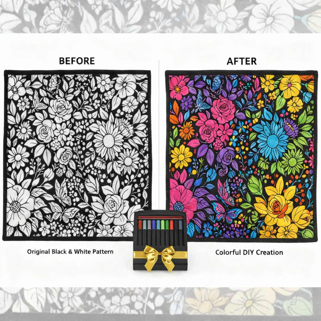 DIY Coloring Blanket