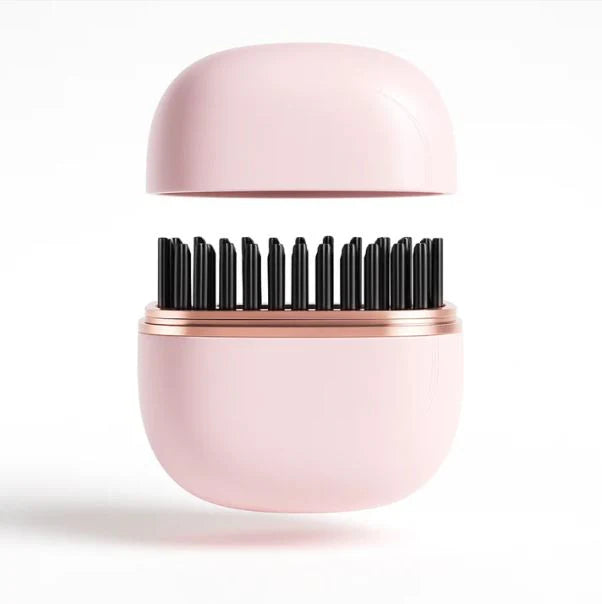 💖 Holiday Frizz-Fighter! Compact Ionic Mini Straightener, Seals in Moisture for Healthy Festive Hair / Stocking Stuffer 🎁