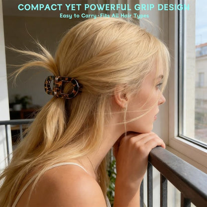 🌟 Flat Magnetic Hair Clip — Snap. Secure. Style in Seconds.