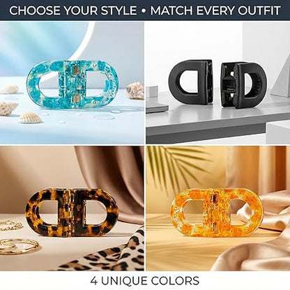 🌟 Flat Magnetic Hair Clip — Snap. Secure. Style in Seconds.