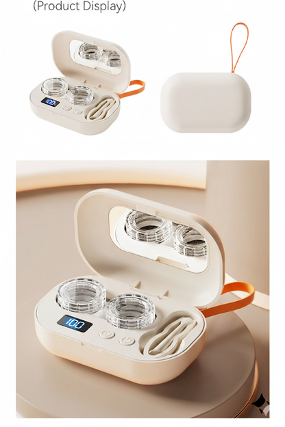 Portable Ultrasonic Contact Lens Cleaner Machine,A Smarter Way to Clean Your Contact Lenses