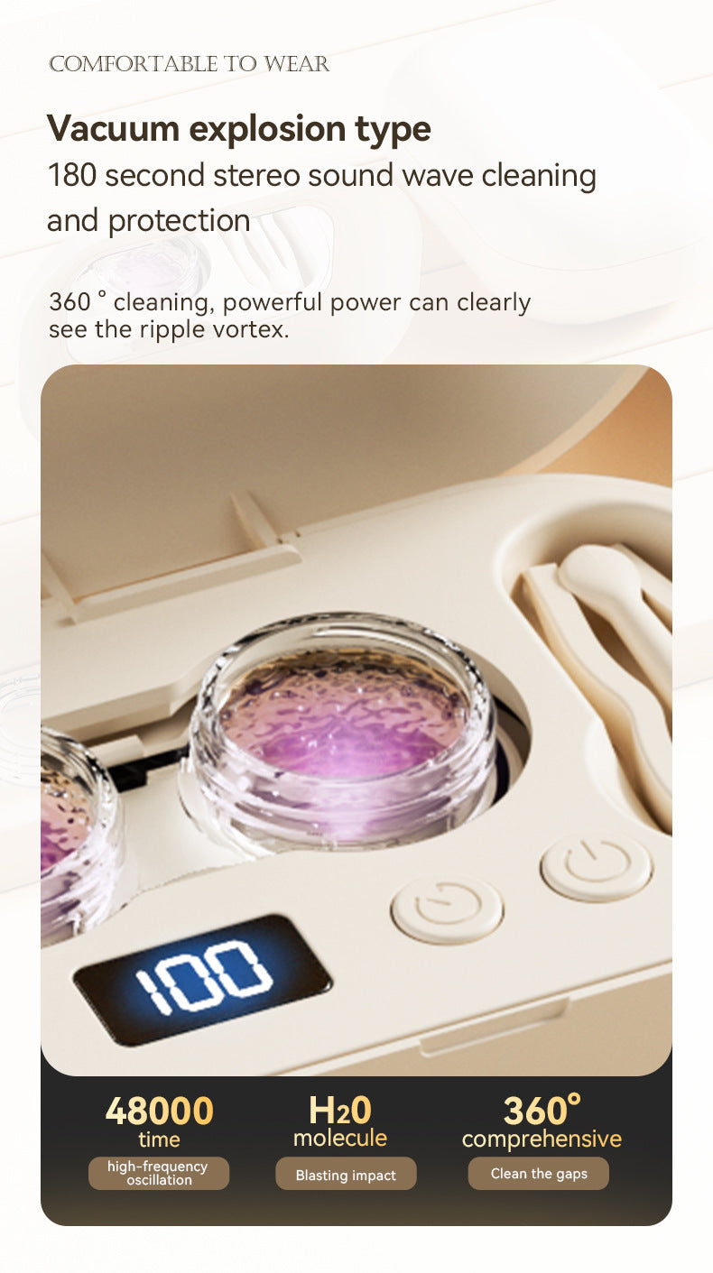 Portable Ultrasonic Contact Lens Cleaner Machine,A Smarter Way to Clean Your Contact Lenses