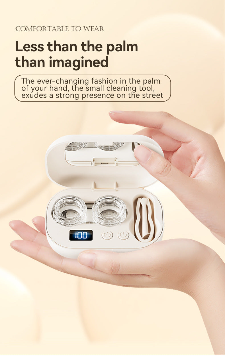Portable Ultrasonic Contact Lens Cleaner Machine,A Smarter Way to Clean Your Contact Lenses
