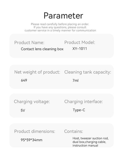 Portable Ultrasonic Contact Lens Cleaner Machine,A Smarter Way to Clean Your Contact Lenses