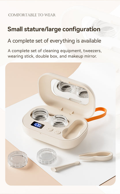 Portable Ultrasonic Contact Lens Cleaner Machine,A Smarter Way to Clean Your Contact Lenses